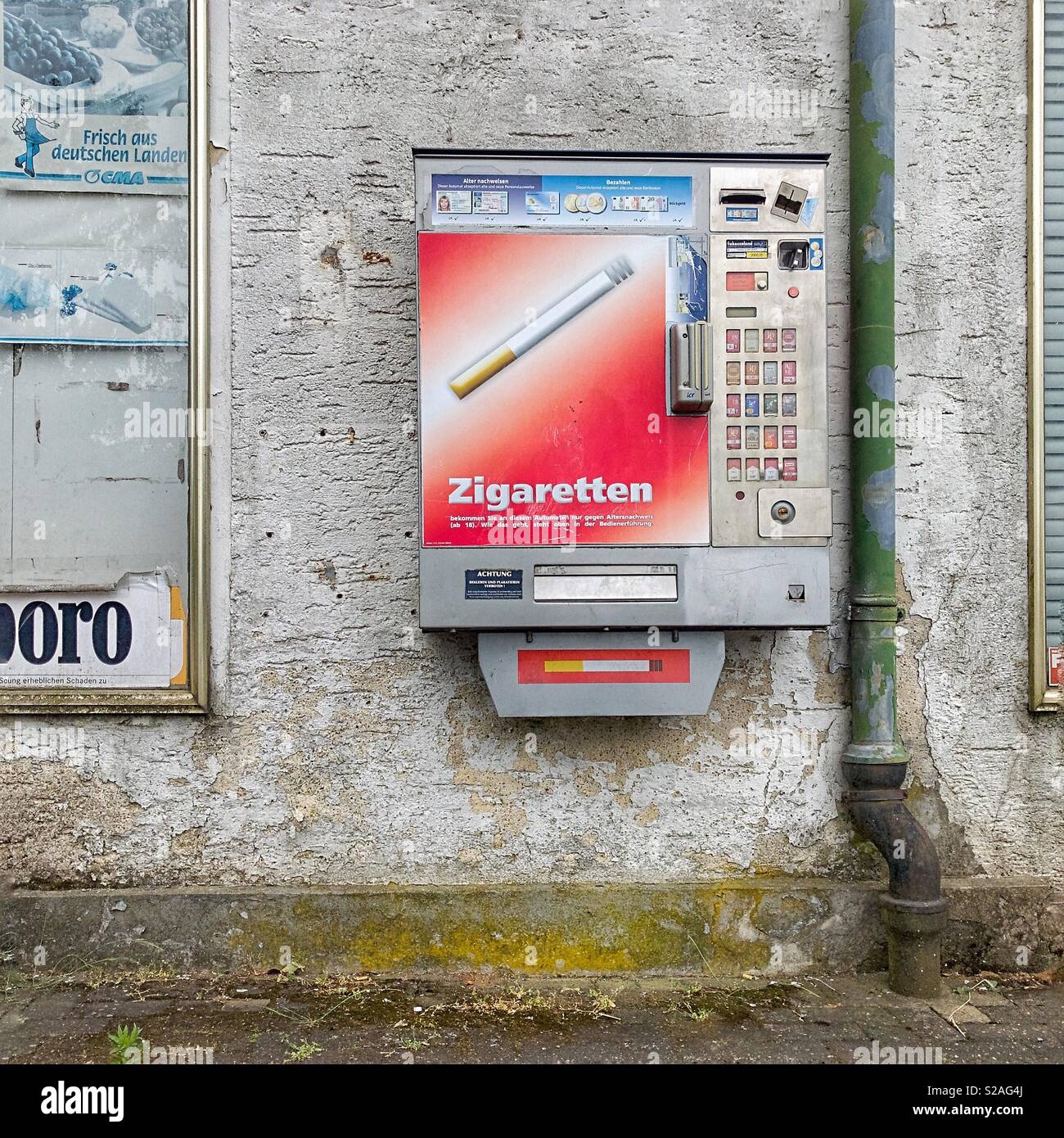 Cigarette machine in Germany Stock Photo Alamy
