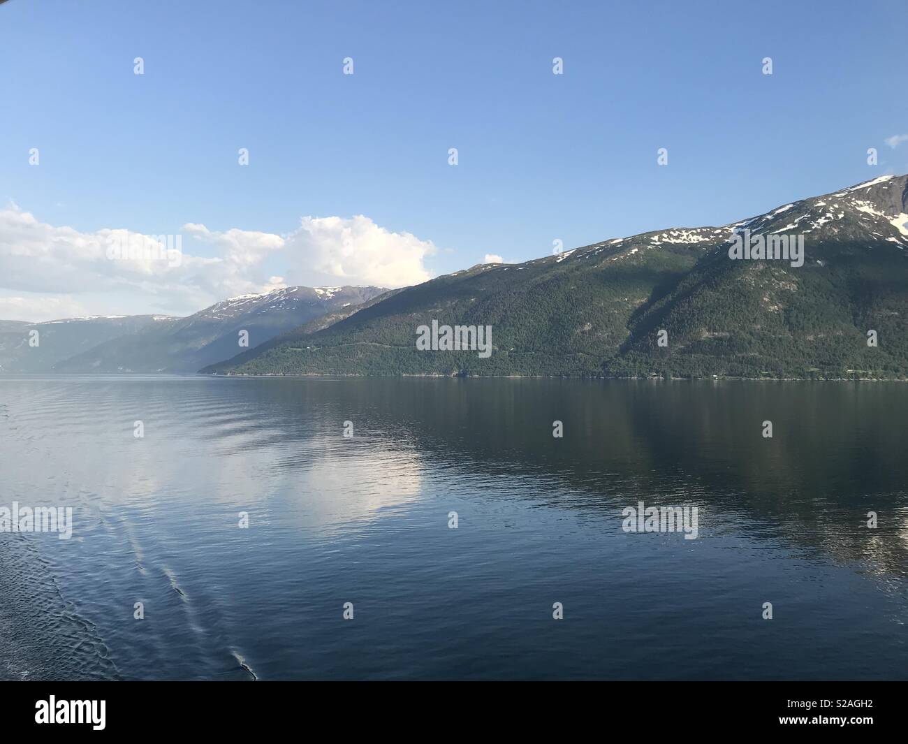 Norwegian fjord, Vik I Sogn Stock Photo - Alamy