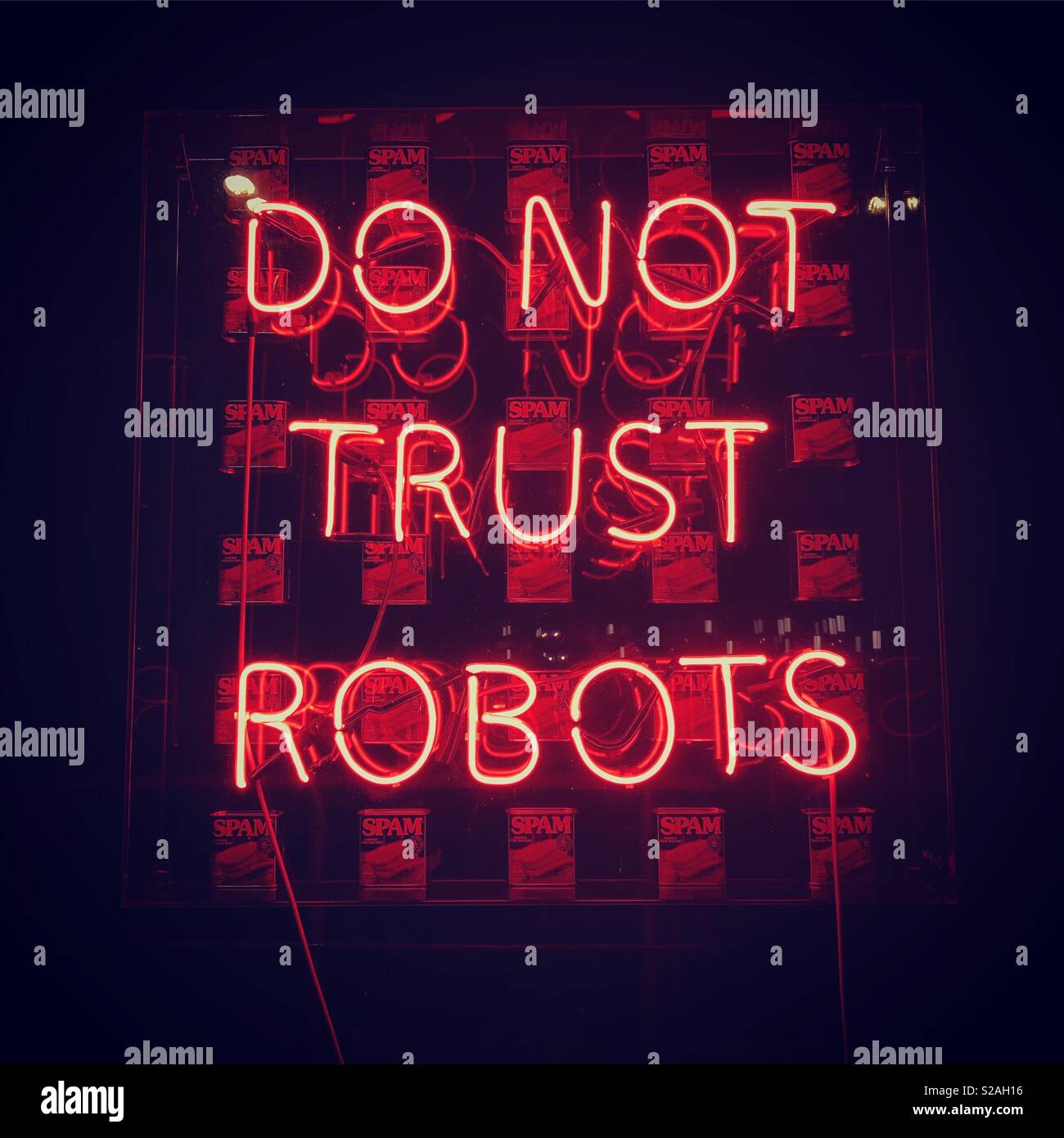Do not trust Robots 🤖 Stock Photo