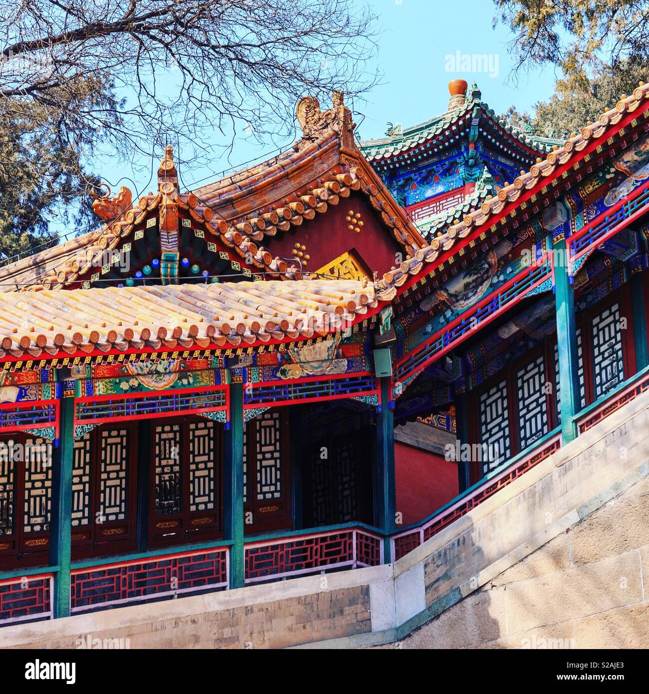 Traditional Chinese Architecture. Stock Photo