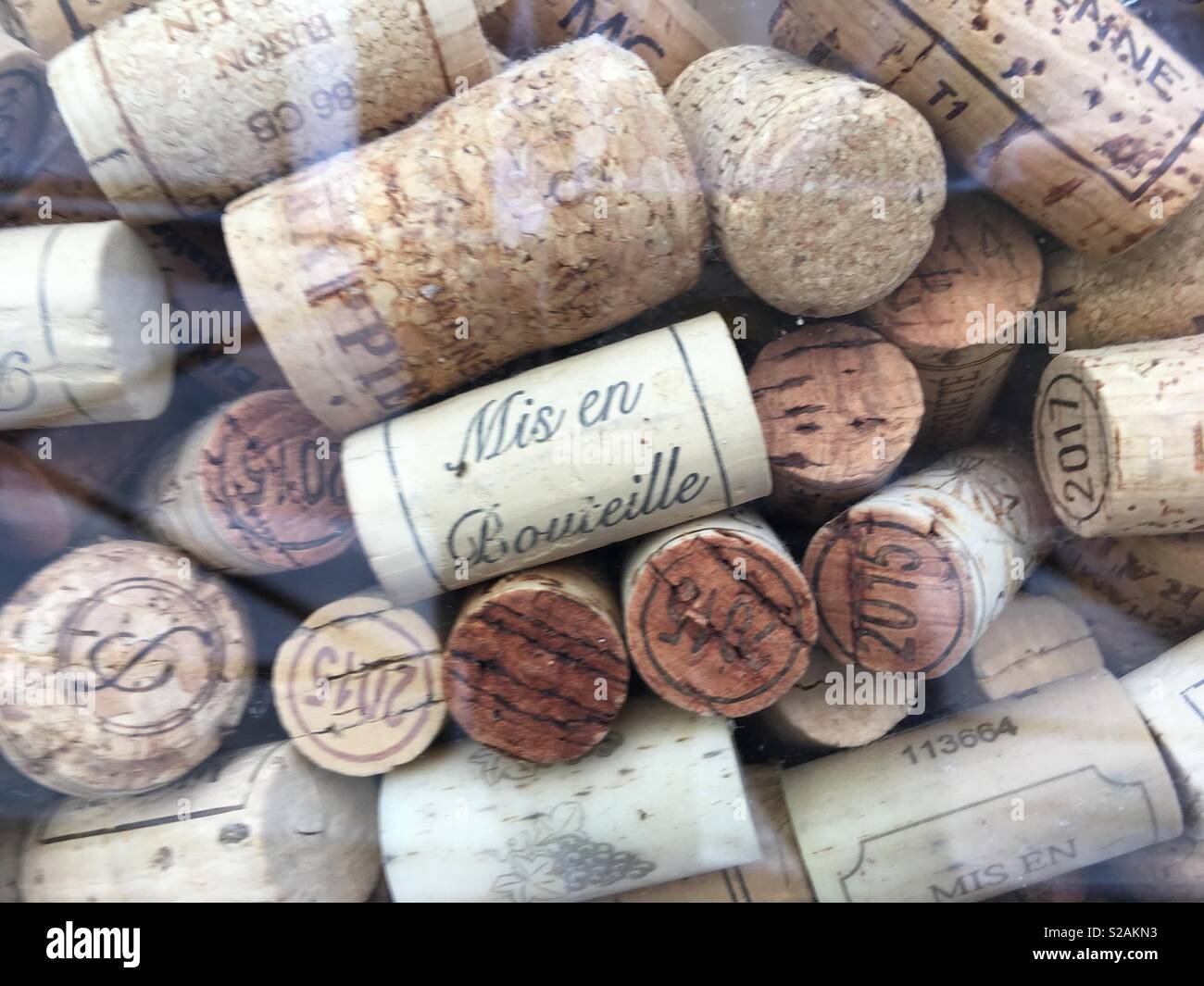 wine corkscrew Stock Photo