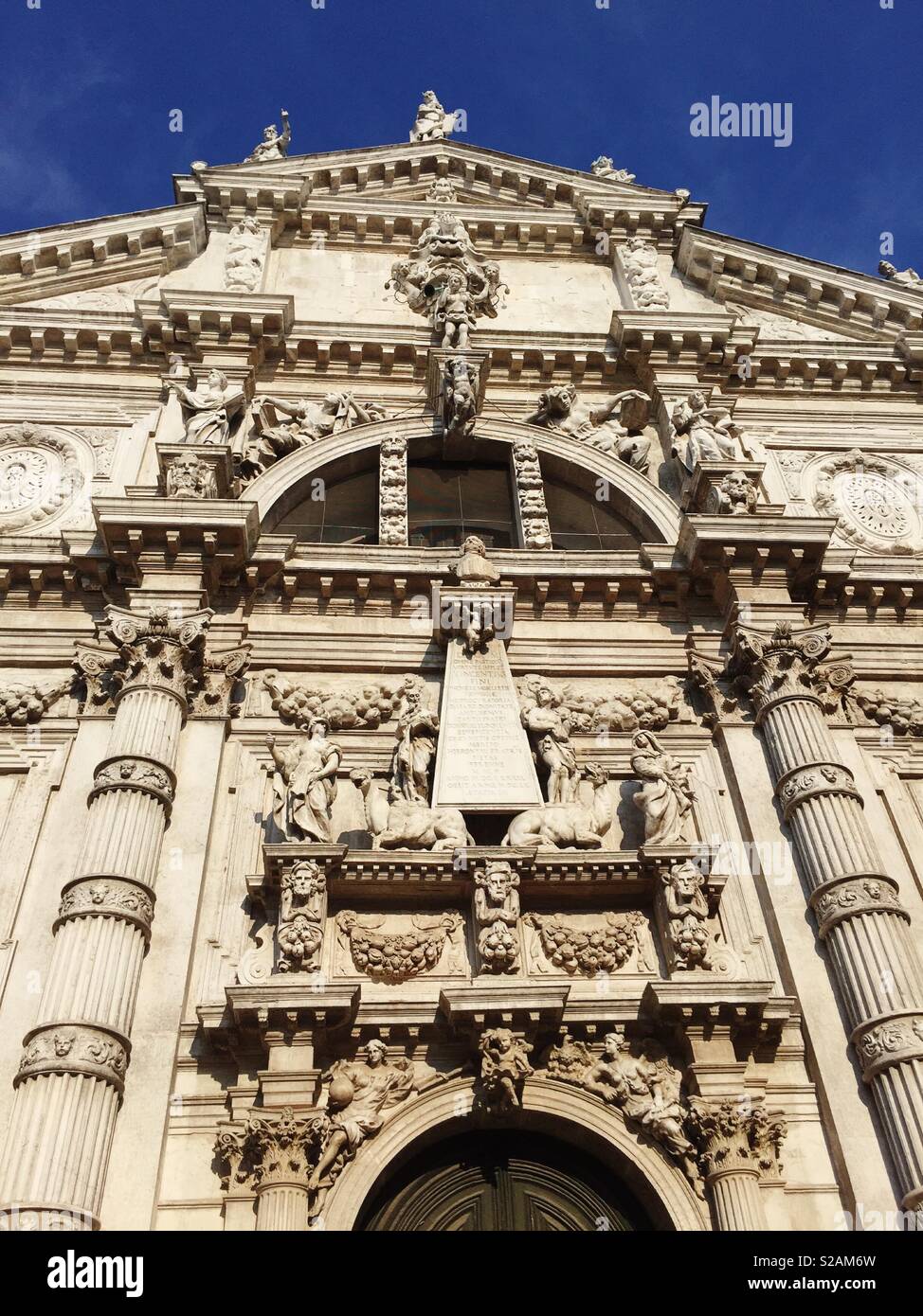 Chiesa di San Moisè, Venice, Italy - Smartphone Captured Stock Image