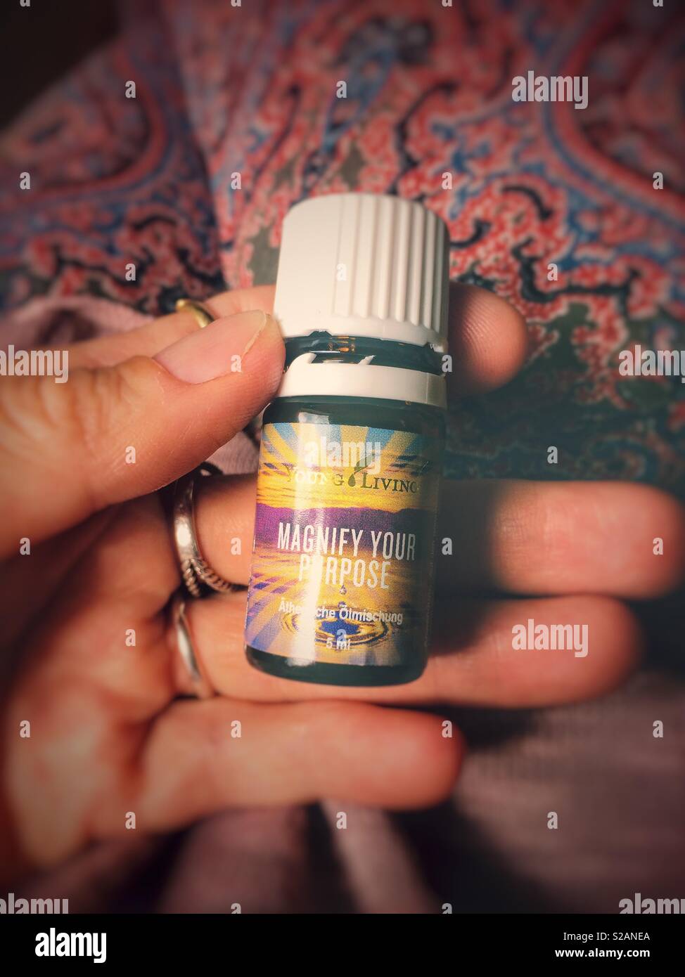 Young & Living essential blend oil Magnify your purpose Stock Photo Alamy