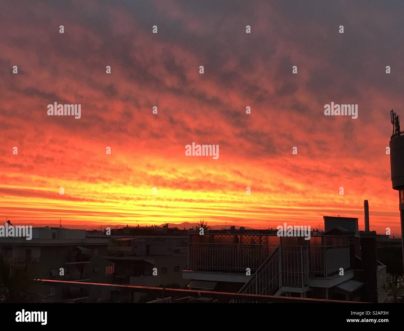 Sunrise in Rome Stock Photo - Alamy