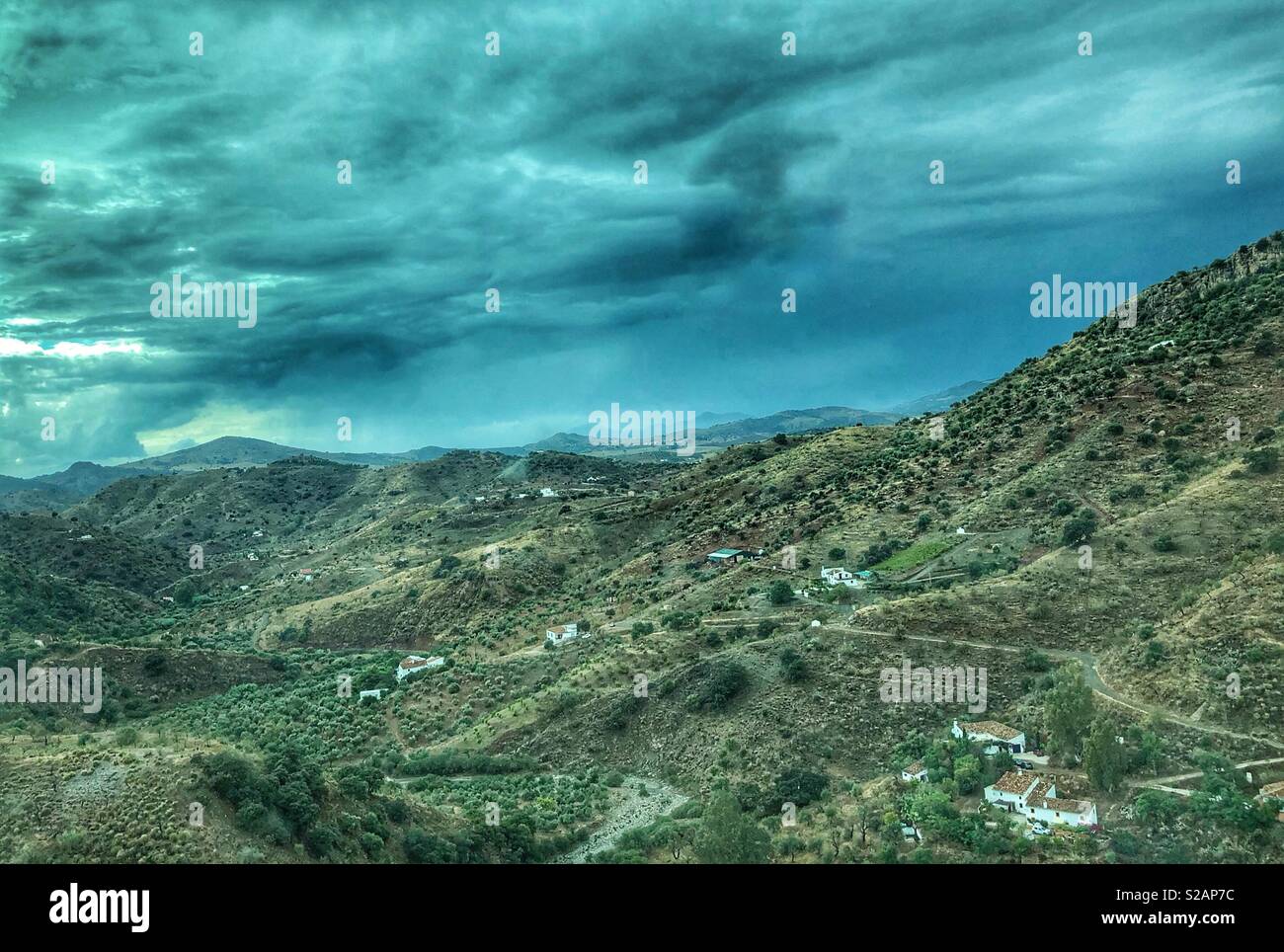 Landscape of southern Spain. - Smartphone Captured Stock Image