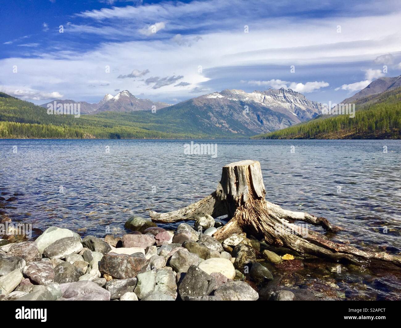 Lake Kintla in the northwest corner of Glacier National Park, a remote