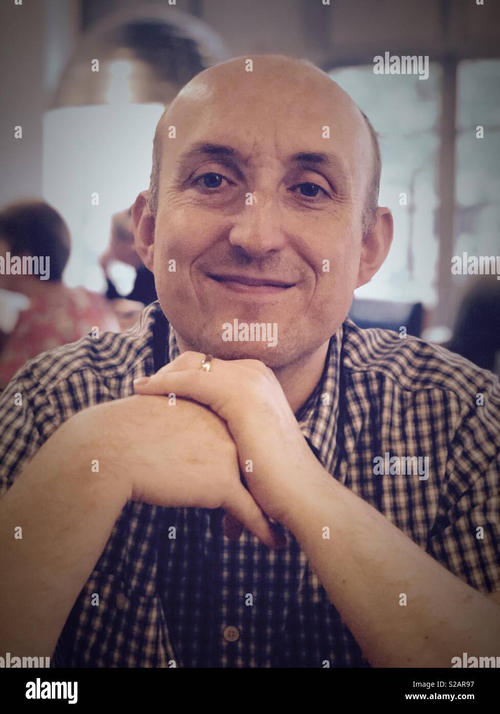 Portrait of a middle aged man. Stock Photo