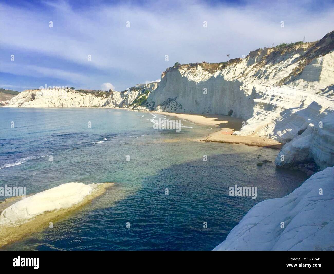 Realmonte Scala dei Turchi-Realmonte. The white wall(Italy Stock Photo - Alamy