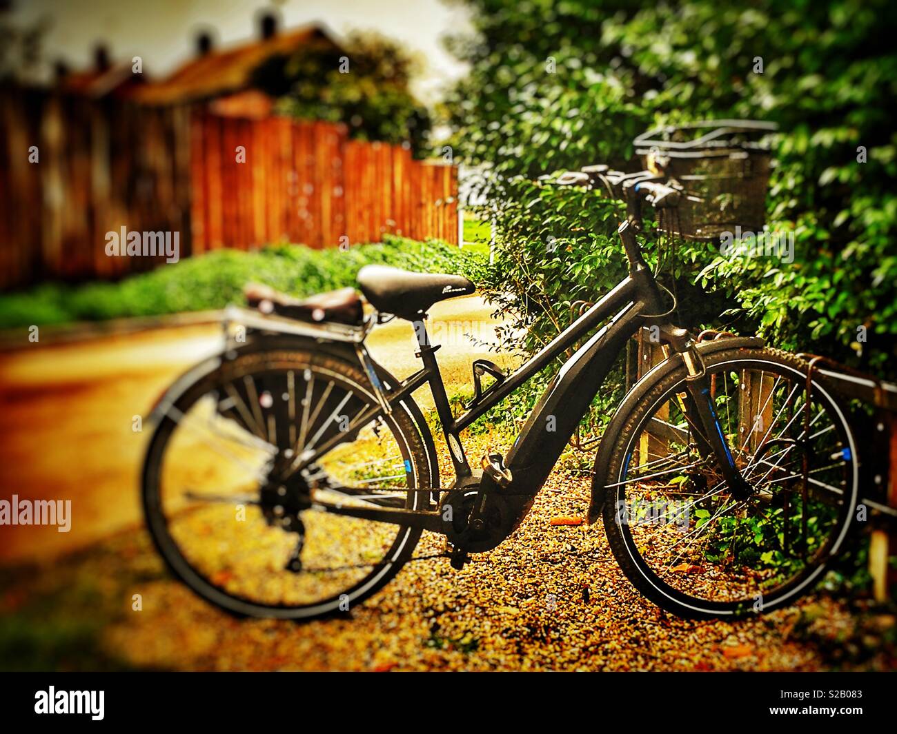 Electric bike - Smartphone Captured Stock Image