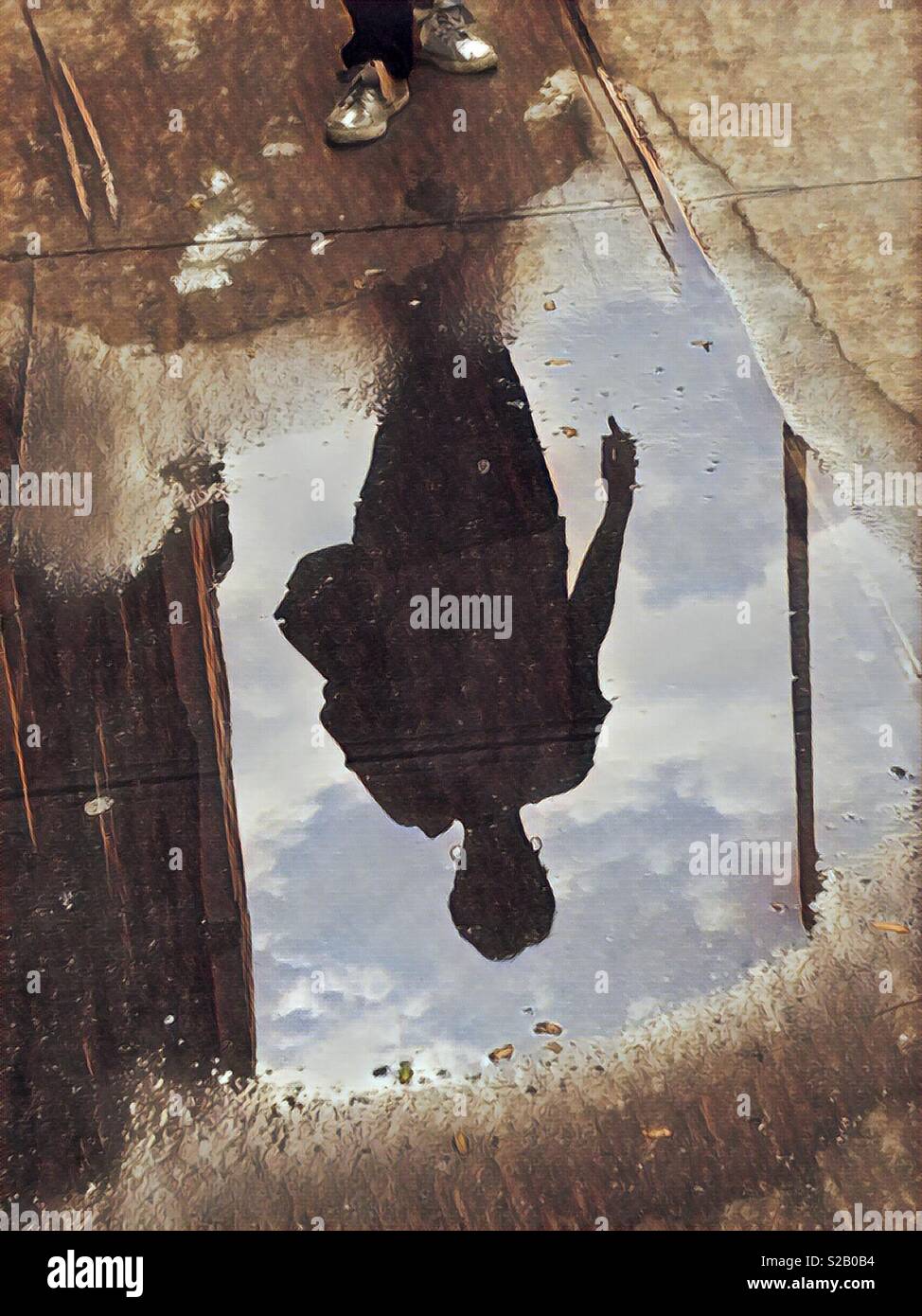 Walking In New York City After The Rain Stock Photo 311257720 Alamy