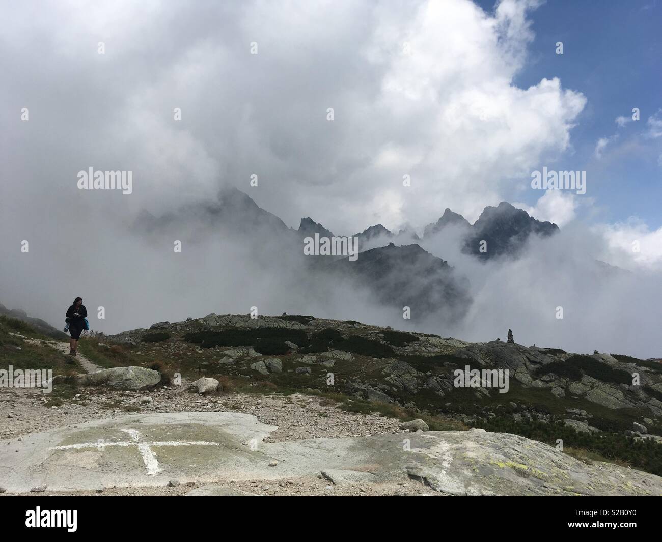 Velka Studena Valley, High Tatras, Slovakia Stock Photo