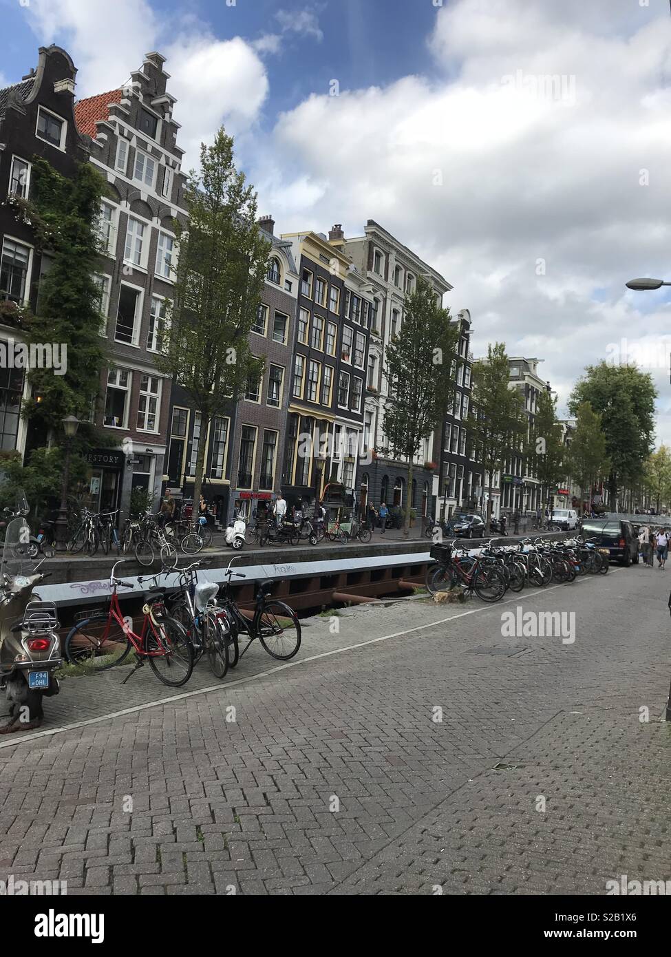 Amsterdam Canal Stock Photo