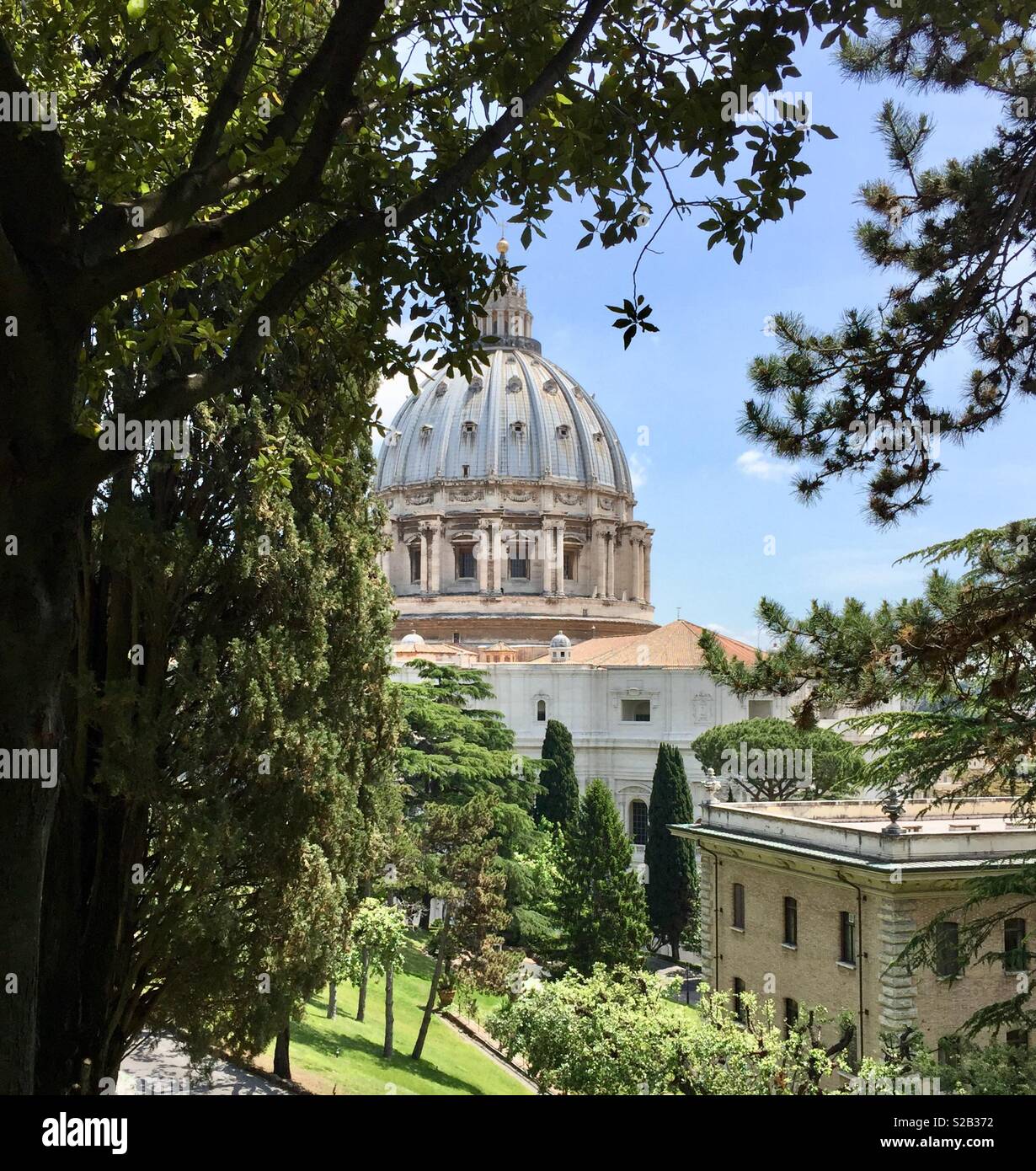 The dome of St Peter’s Basilica in Rome, Italy Stock Photo - Alamy