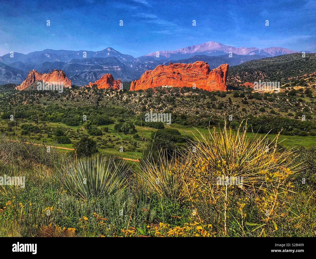 Garden of the Gods Stock Photo Alamy