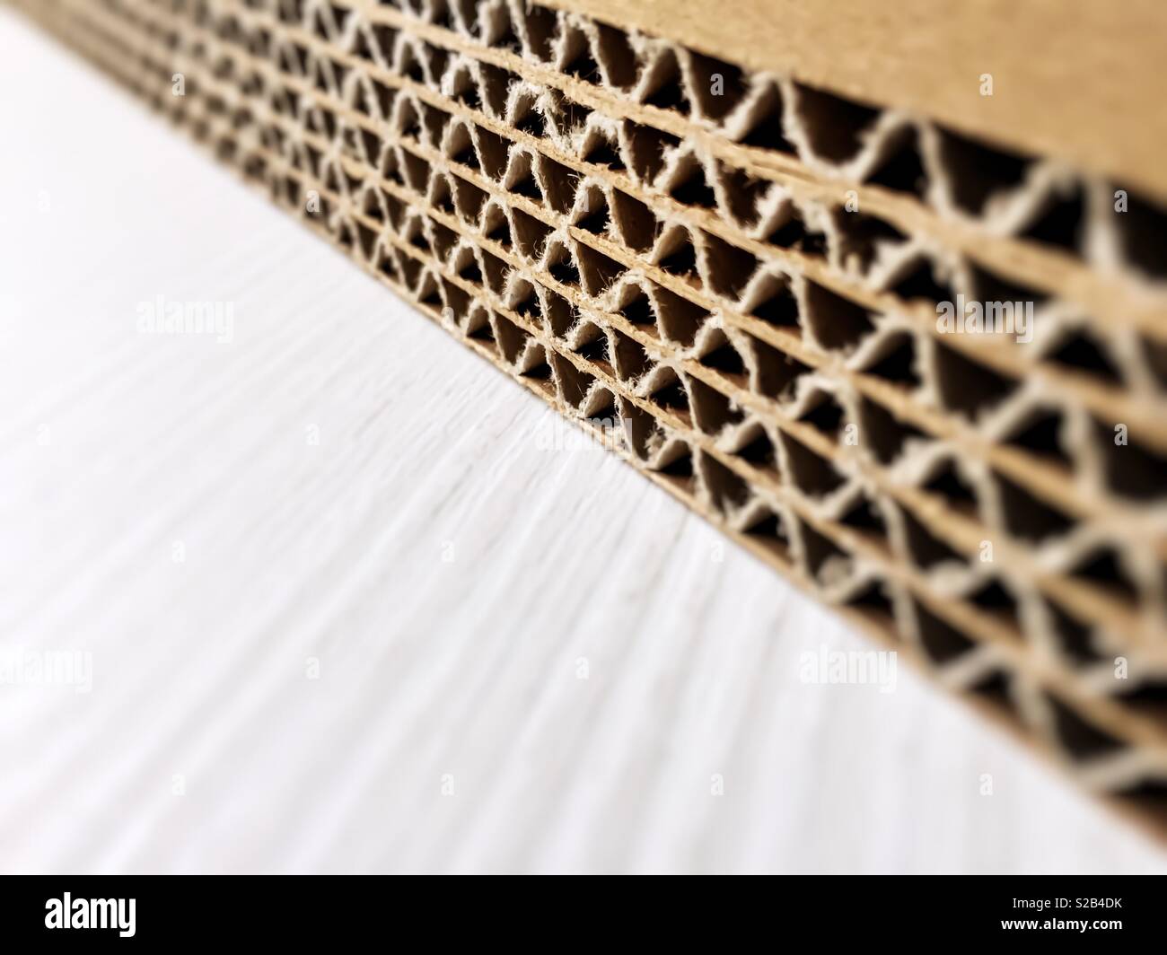 Close up of a packaging cardboard - Smartphone Captured Stock Image