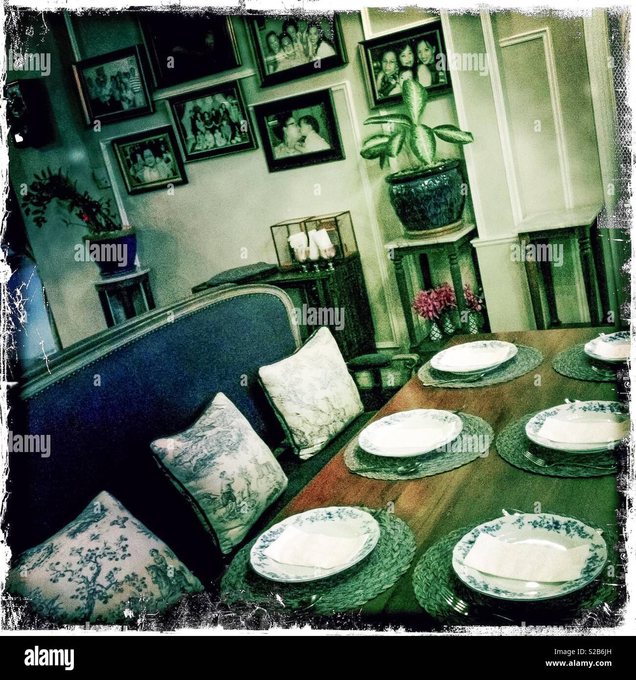 Tu Kab Khao Restaurant, Phuket Old Town, Phuket, Thailand - Smartphone Captured Stock Image