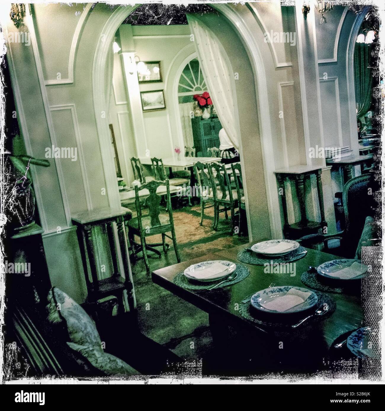 Tu Kab Khao Restaurant, Phuket Old Town, Phuket, Thailand - Smartphone Captured Stock Image