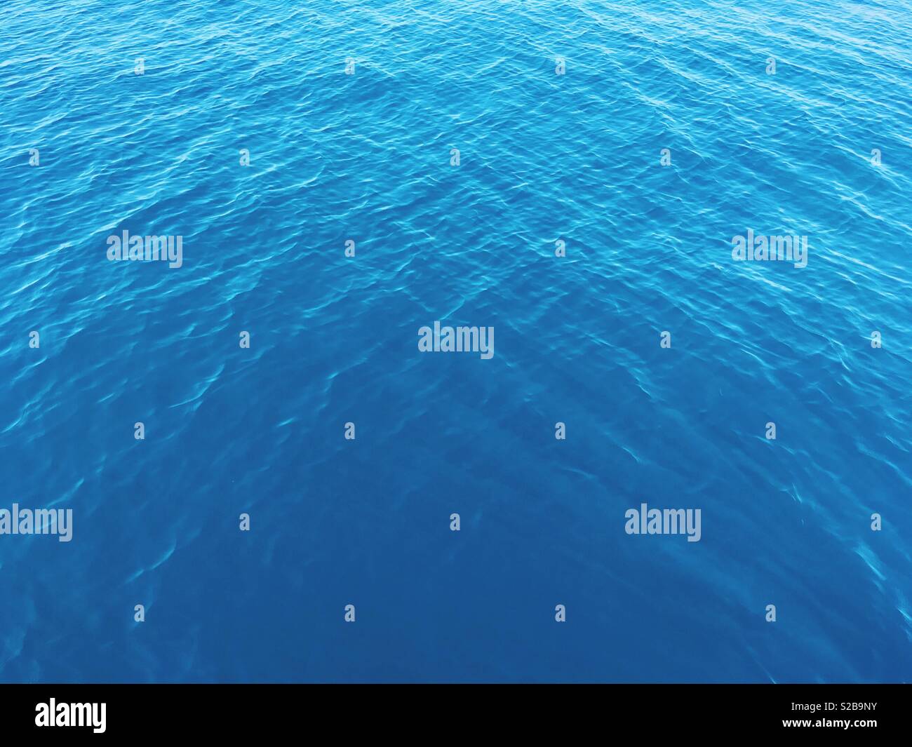 Blue Water of the Mediterranean Sea - Smartphone Captured Stock Image