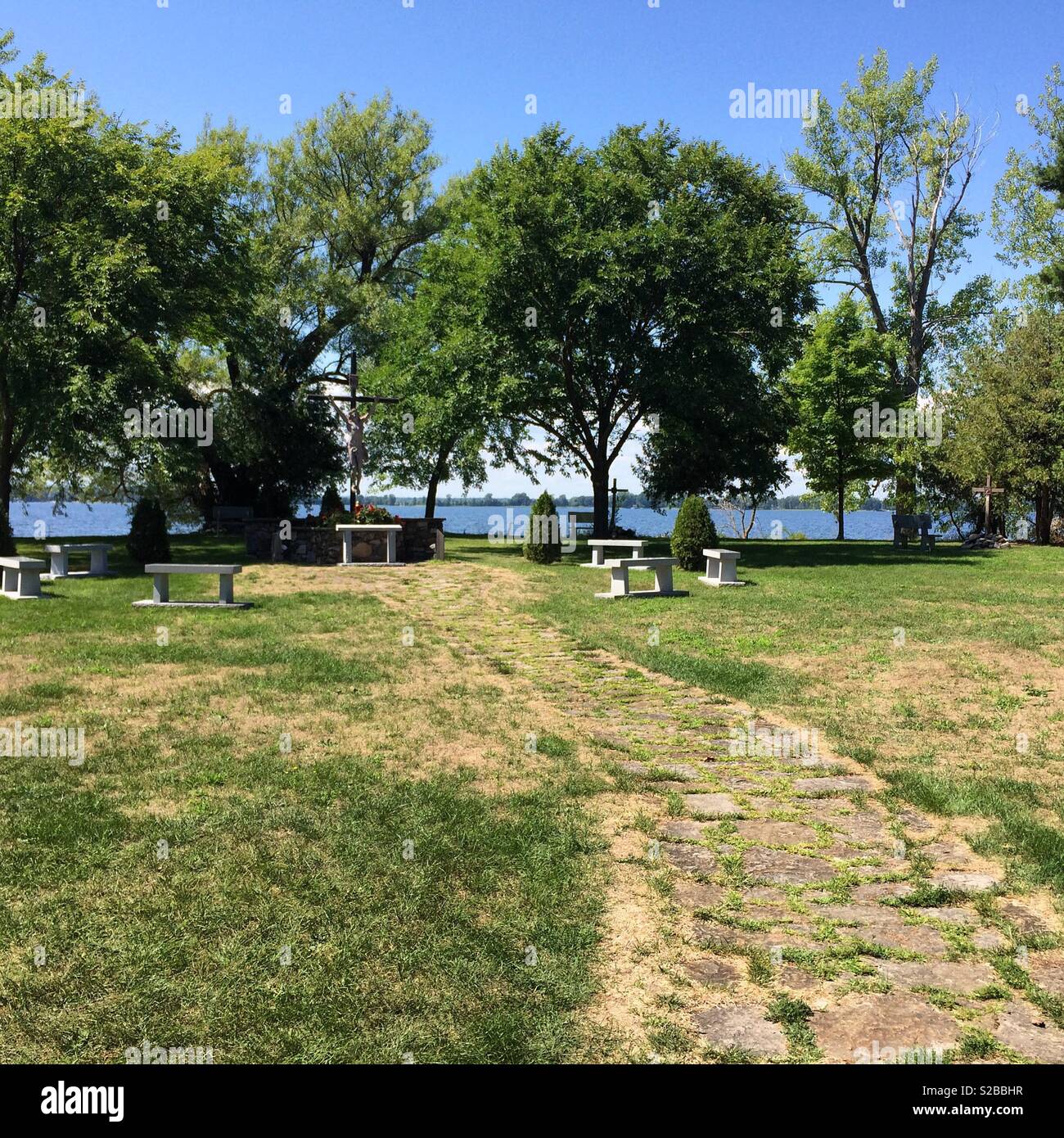 Saint Anne’s Shrine, Isle La Motte, Vermont, United States Stock Photo