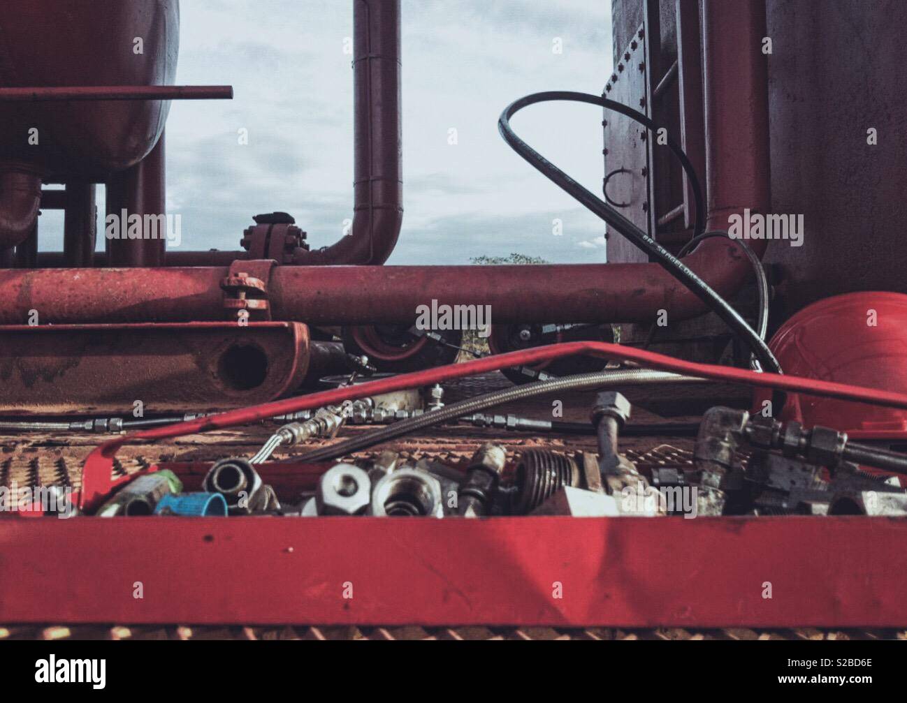 Field tool box Stock Photo Alamy