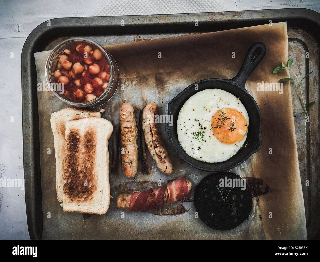 English Fried Breakfast High Resolution Stock Photography and Images