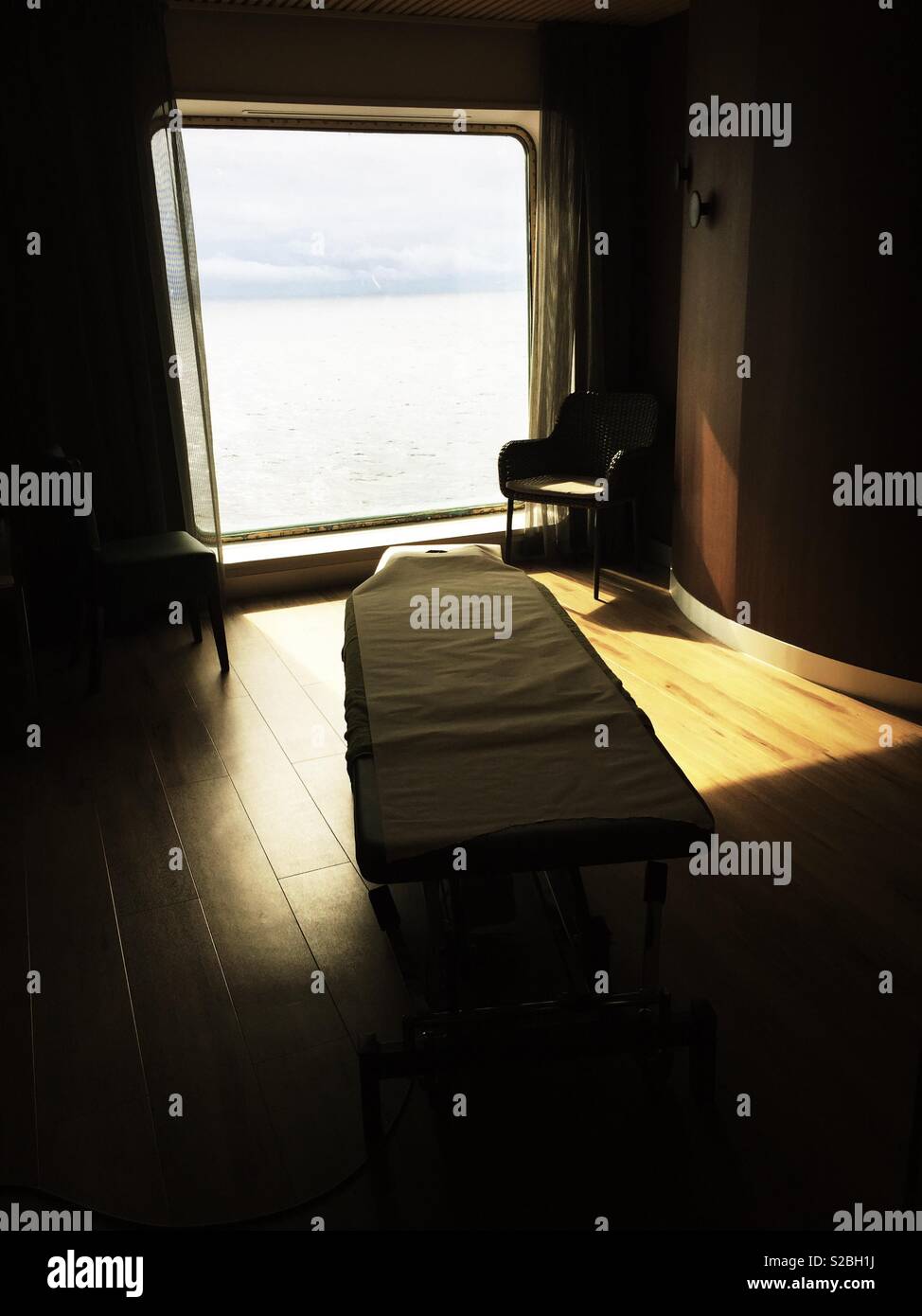 Massage Room Onboard - Smartphone Captured Stock Image