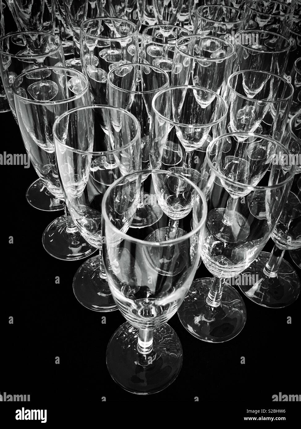 Wine glasses guest arrival partying.  Christmas party - Smartphone Captured Stock Image