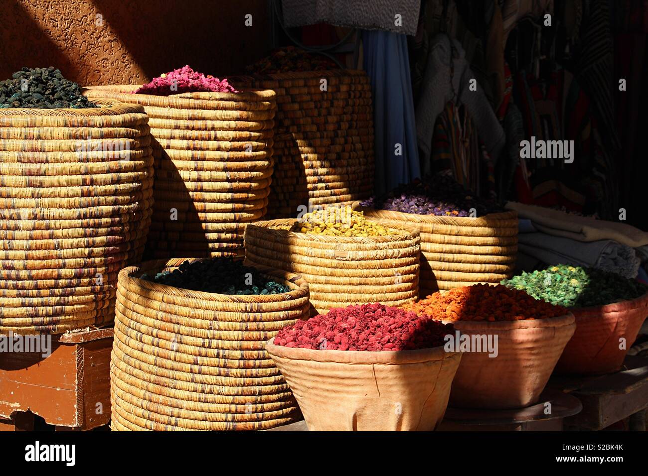 Moroccan Spices Stock Photo