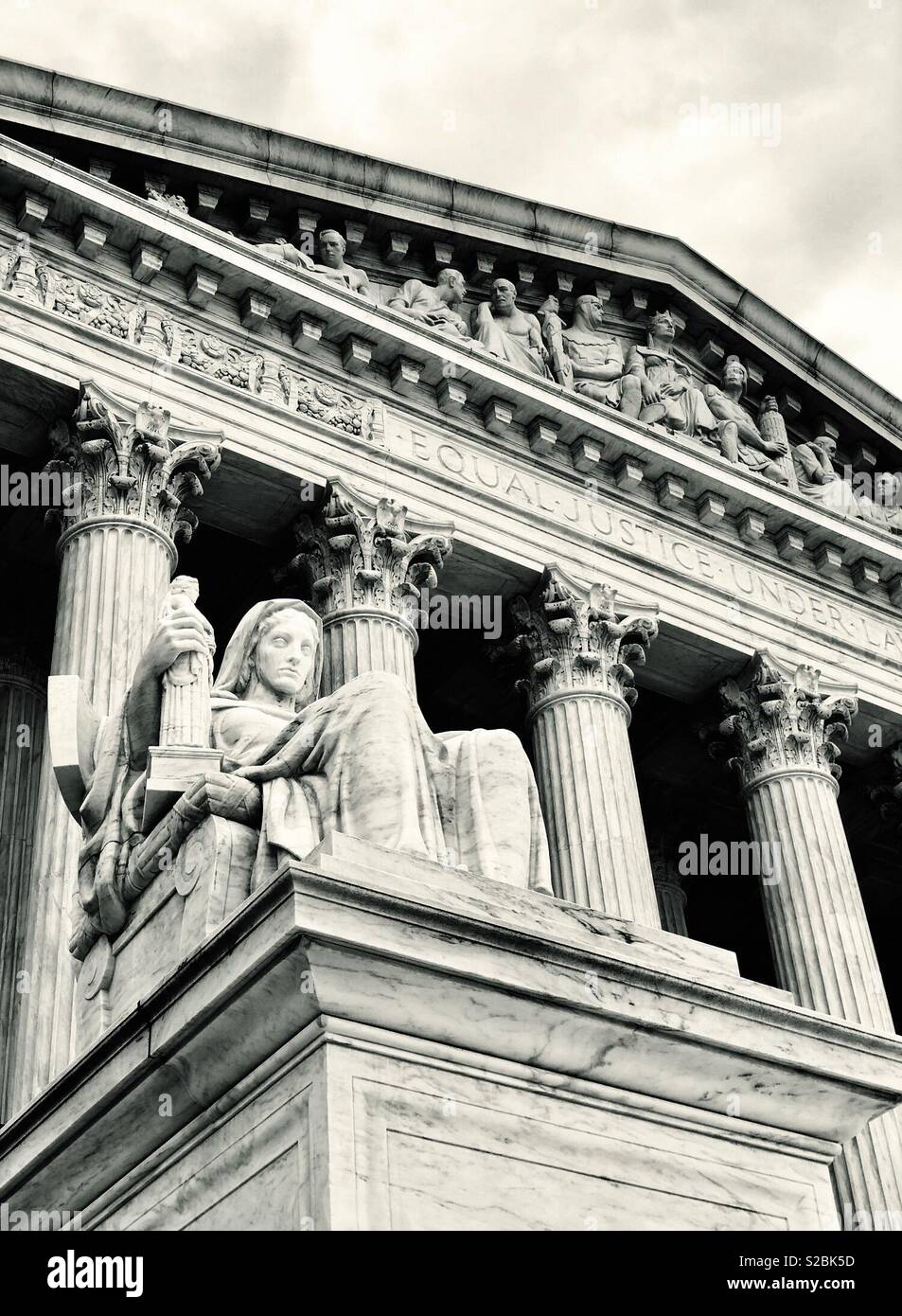 The Supreme Court of the United States - Smartphone Captured Stock Image