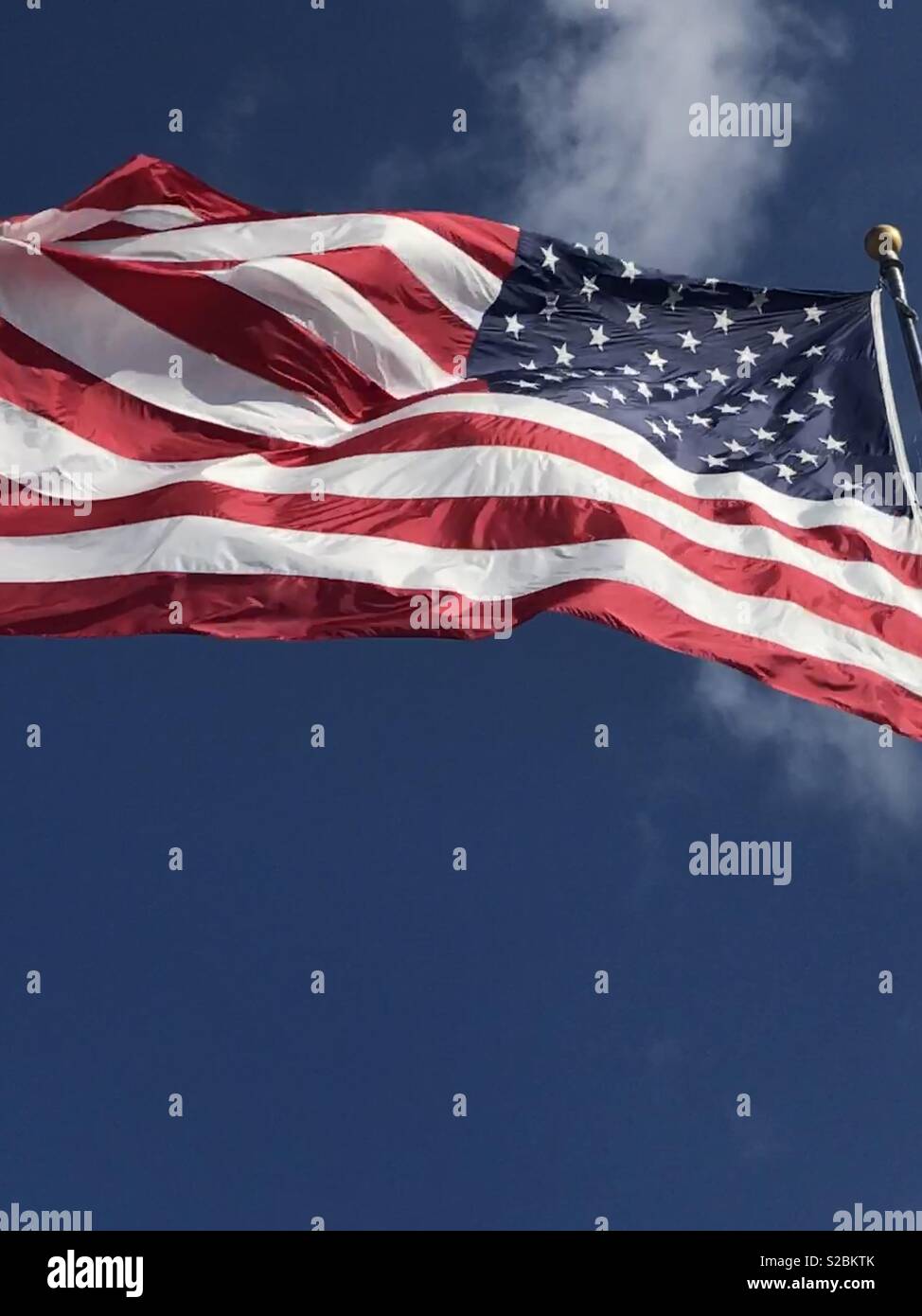 Star spangled banner- Flag of the USA Stock Photo