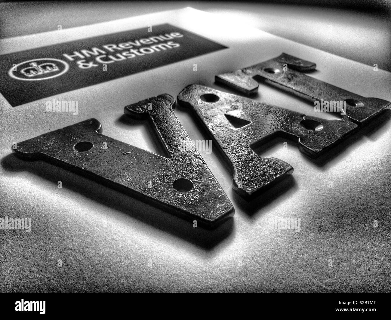 HM Revenue & Customs - Smartphone Captured Stock Image