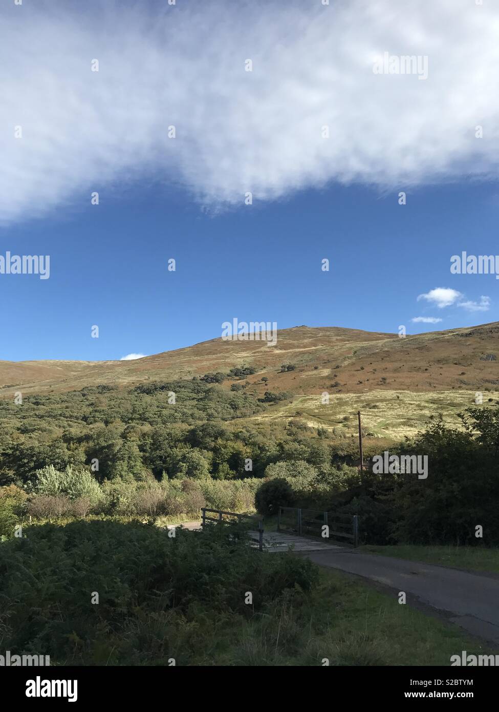 Northumberland national park Stock Photo