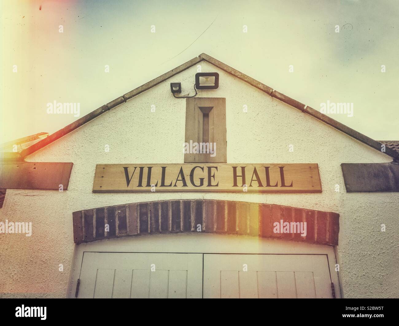 Village Hall - Smartphone Captured Stock Image Village Hall - Smartphone Captured Stock Image