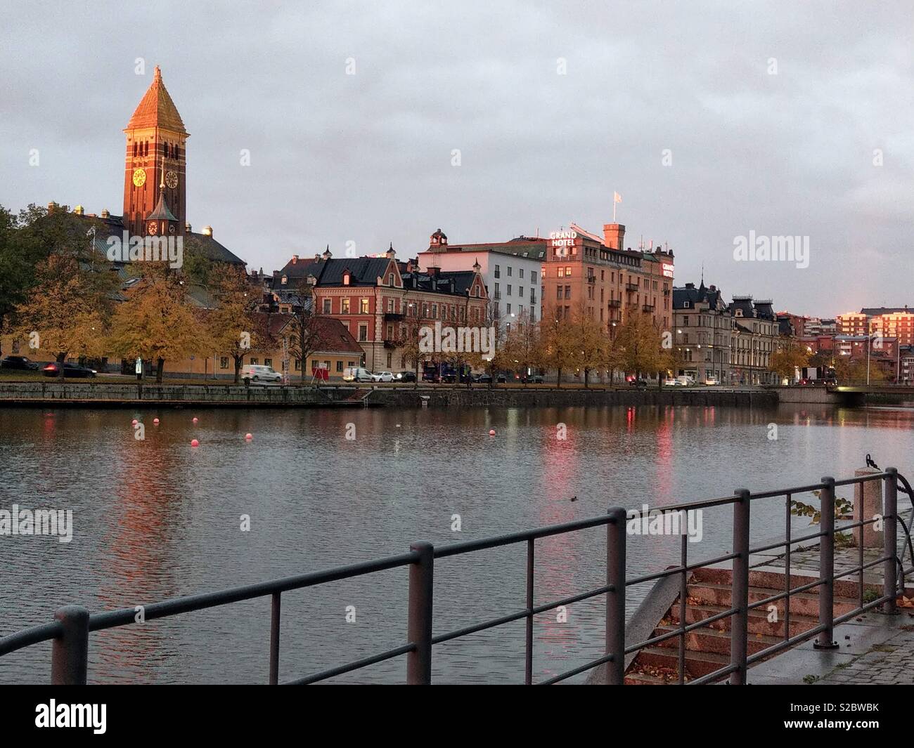 Norrköping view, Östergötland, Sweden Stock Photo