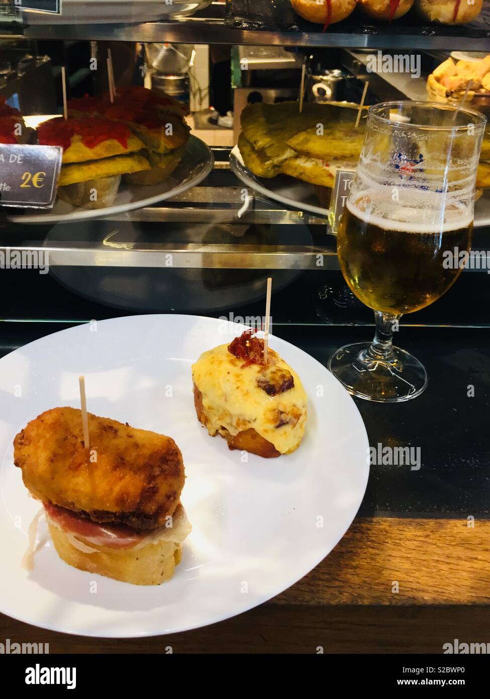 Tapas bar - Smartphone Captured Stock Image