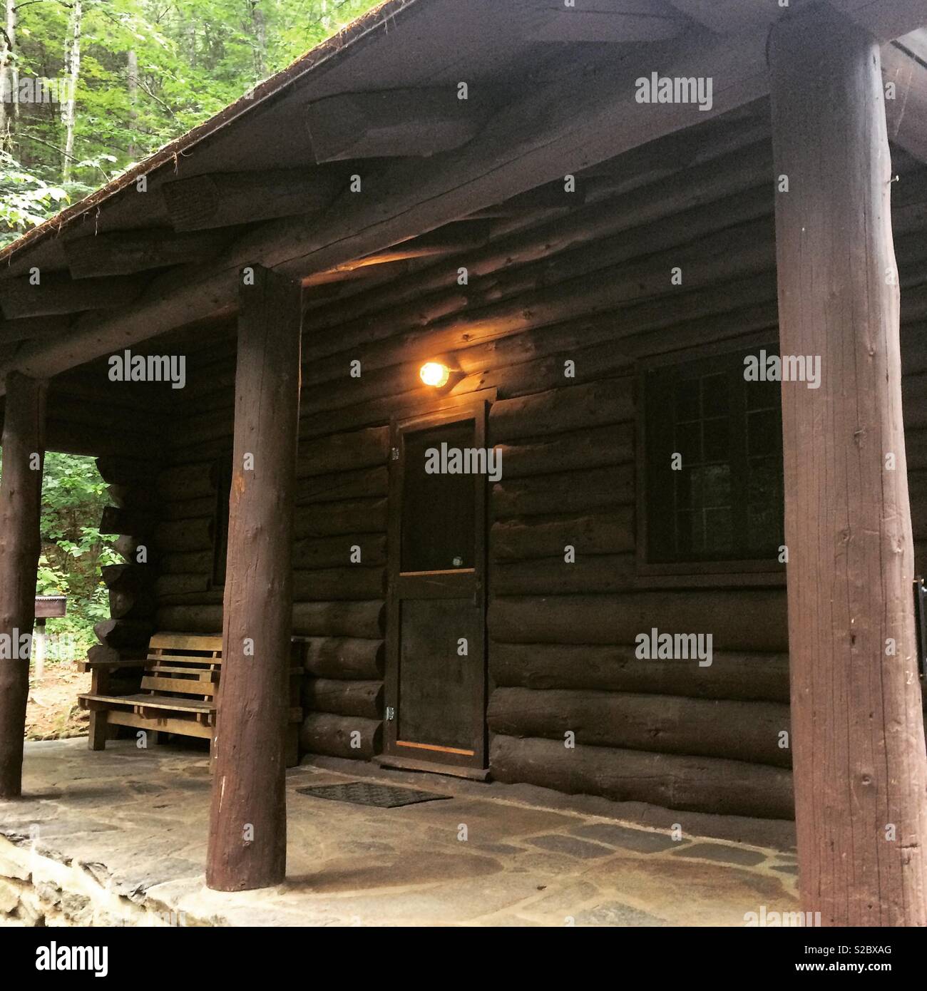Cabin Forest America Stock Photos Cabin Forest America Stock