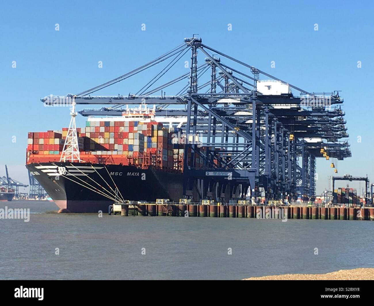 Container Ship Docks High Resolution Stock Photography and Images - Alamy