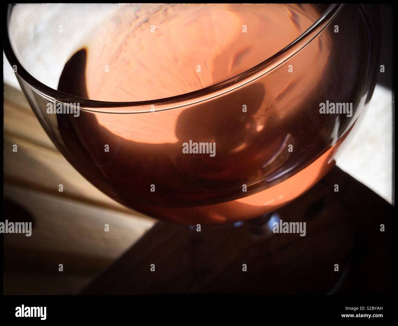 Grenache rosé wine, Catalonia, Spain. - Smartphone Captured Stock Image