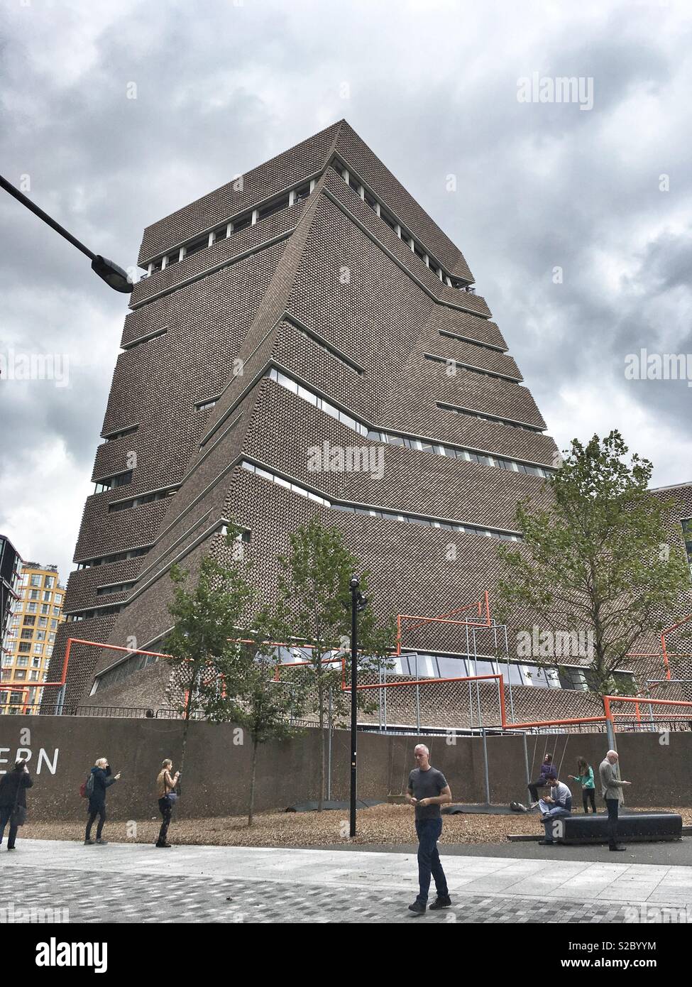 Tate Modern in London, England - Smartphone Captured Stock Image
