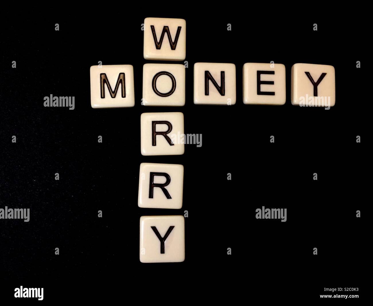 Money worries.  Money worries - Smartphone Captured Stock Image