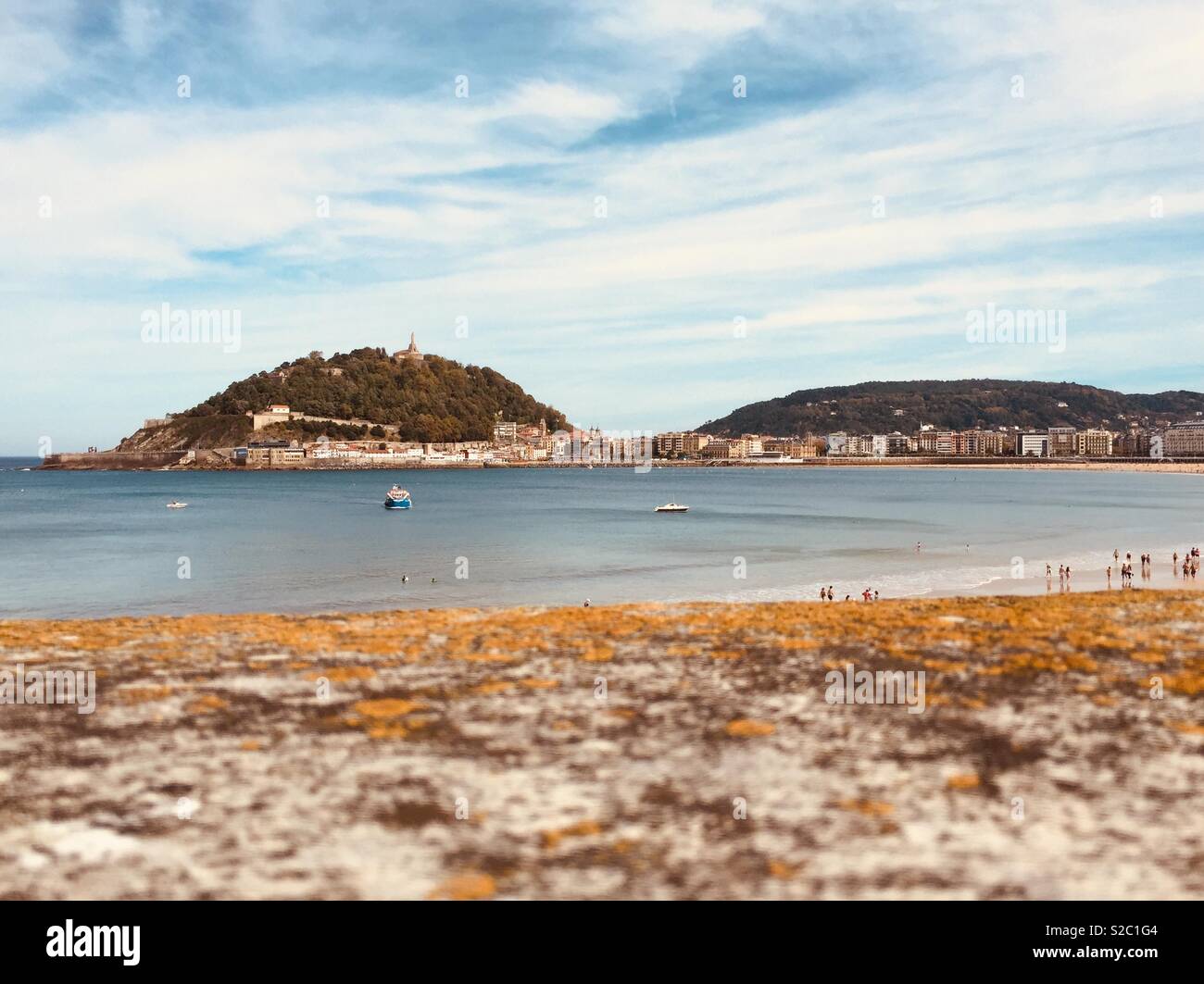 San Sebastián - Smartphone Captured Stock Image