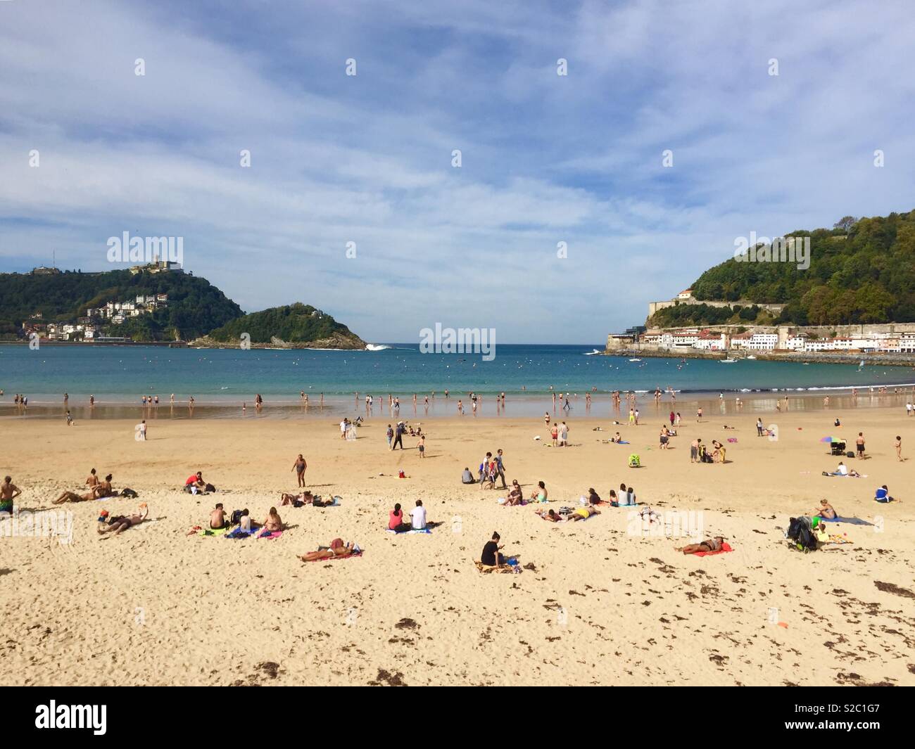 San Sebastián - Smartphone Captured Stock Image