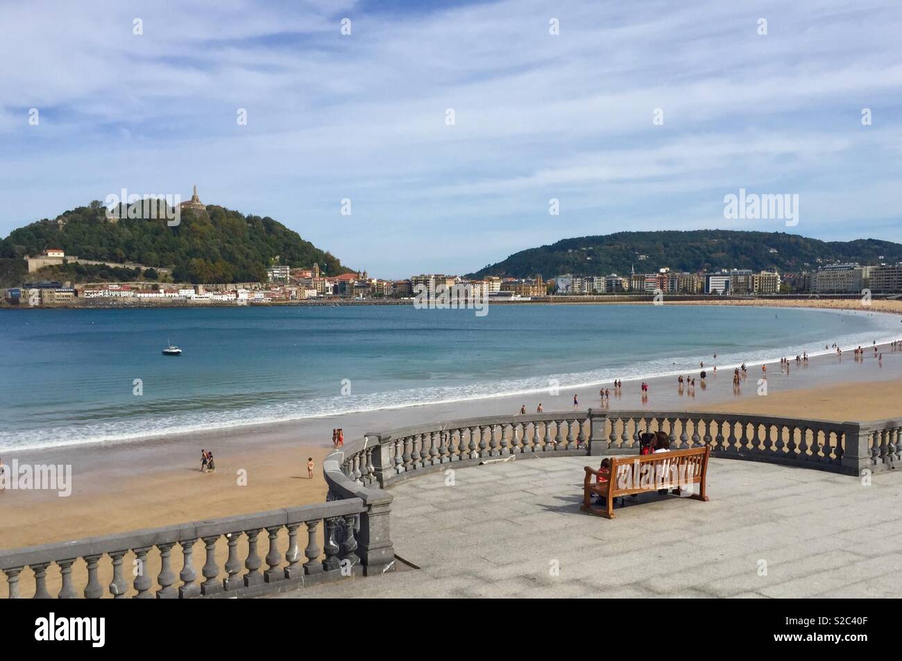 San Sebastián - Smartphone Captured Stock Image