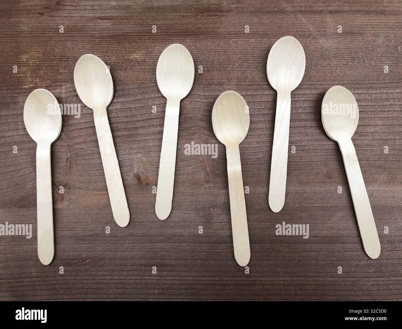 Wooden spoons - Smartphone Captured Stock Image