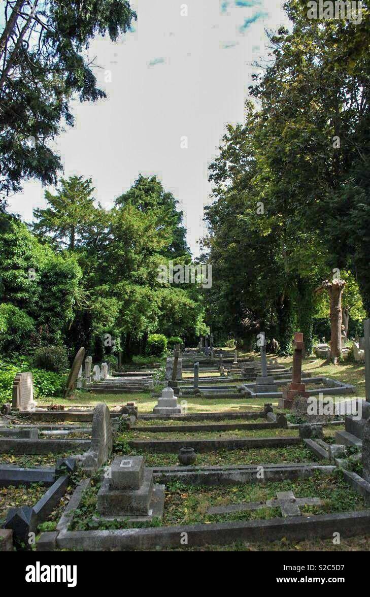 Old graveyard exploring Stock Photo Alamy