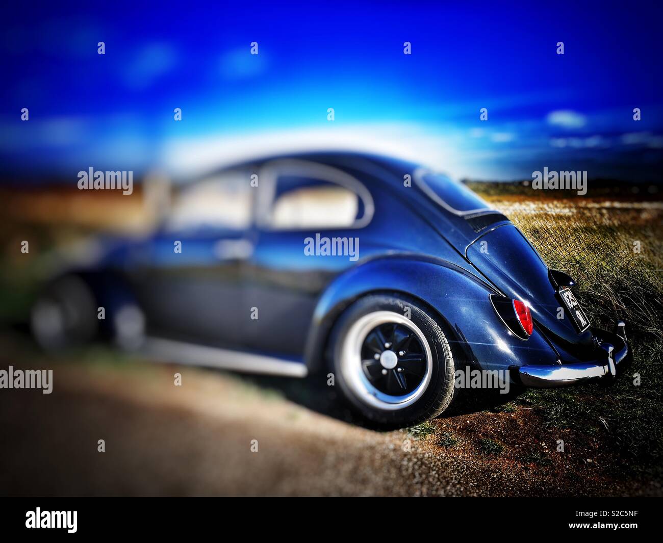 Volkswagen Beetle car - Smartphone Captured Stock Image