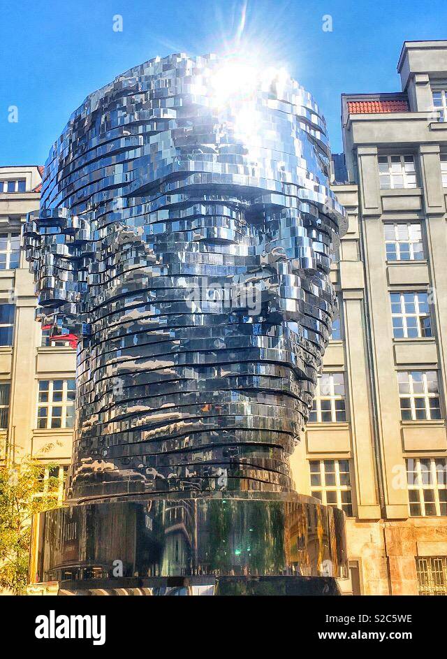 Head Sculpture, Prague Stock Photo Alamy