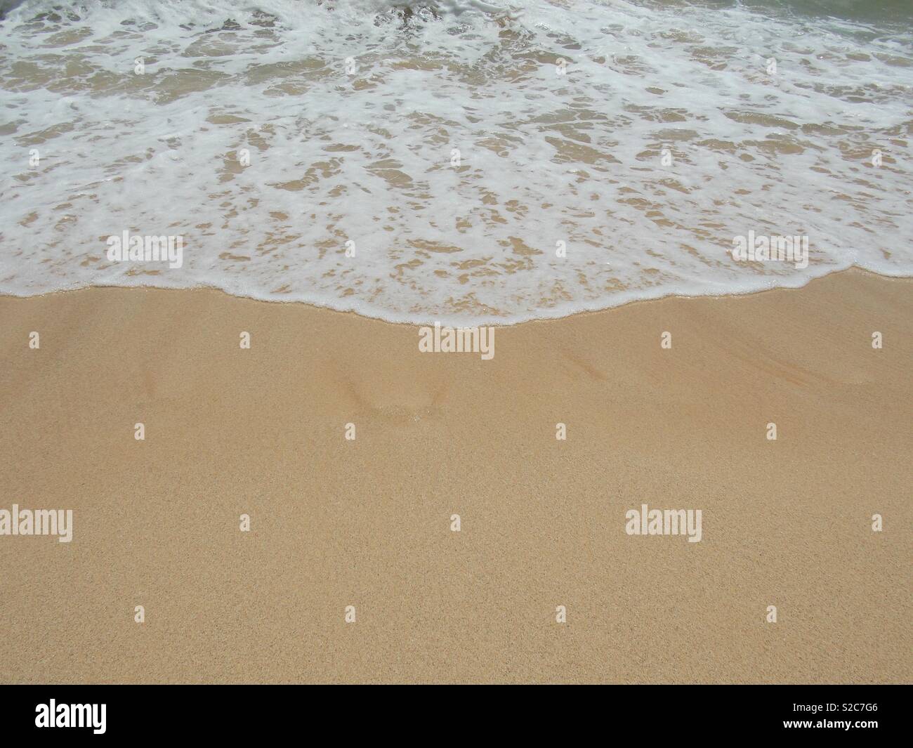 At the Edge of the Ocean - Smartphone Captured Stock Image