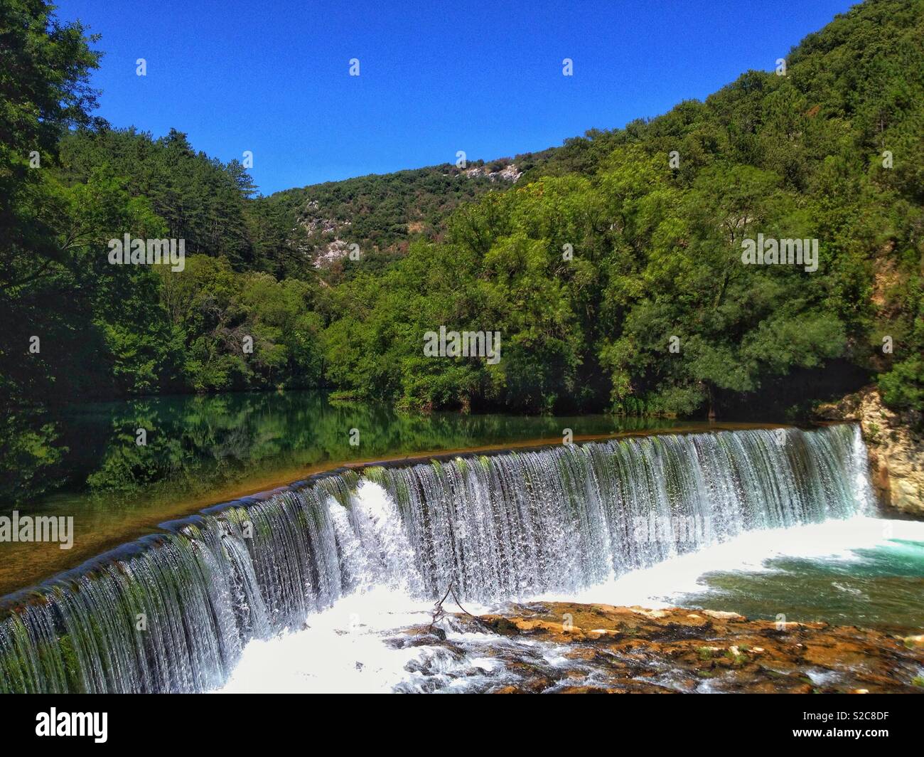 Vis Waterfall near Ganges, Cevennes, Occitanie France Stock Photo - Alamy