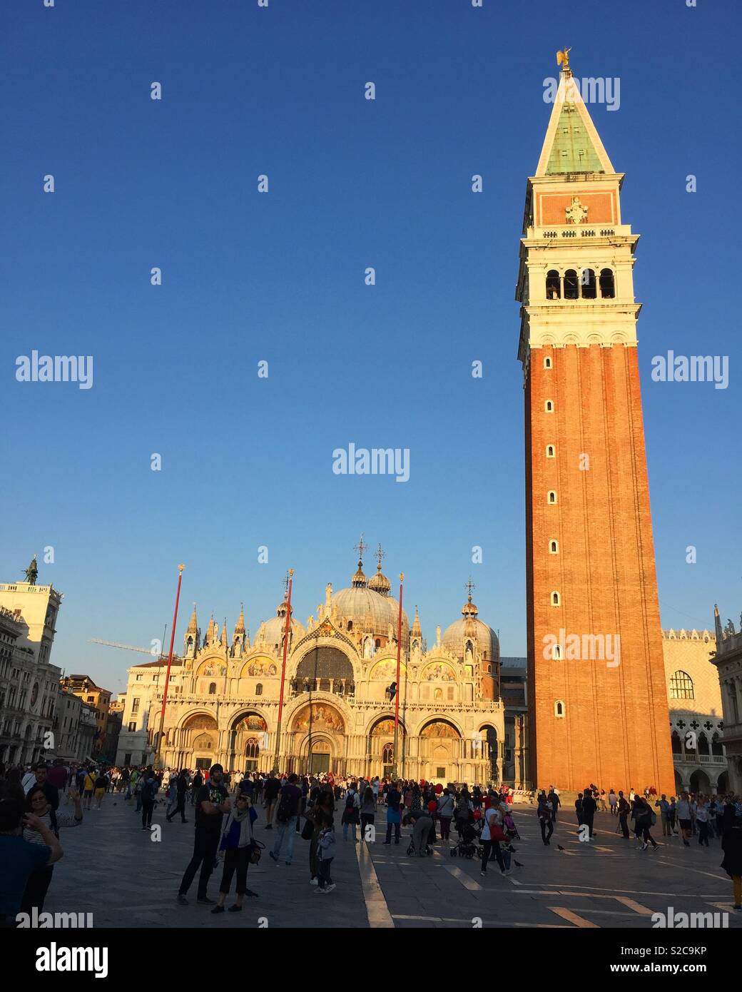 Piazza San Marco. Venice, Italy. - Smartphone Captured Stock Image